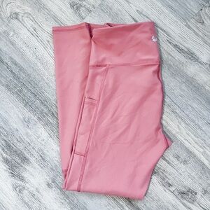 Gottex pink leggings capri with pockets